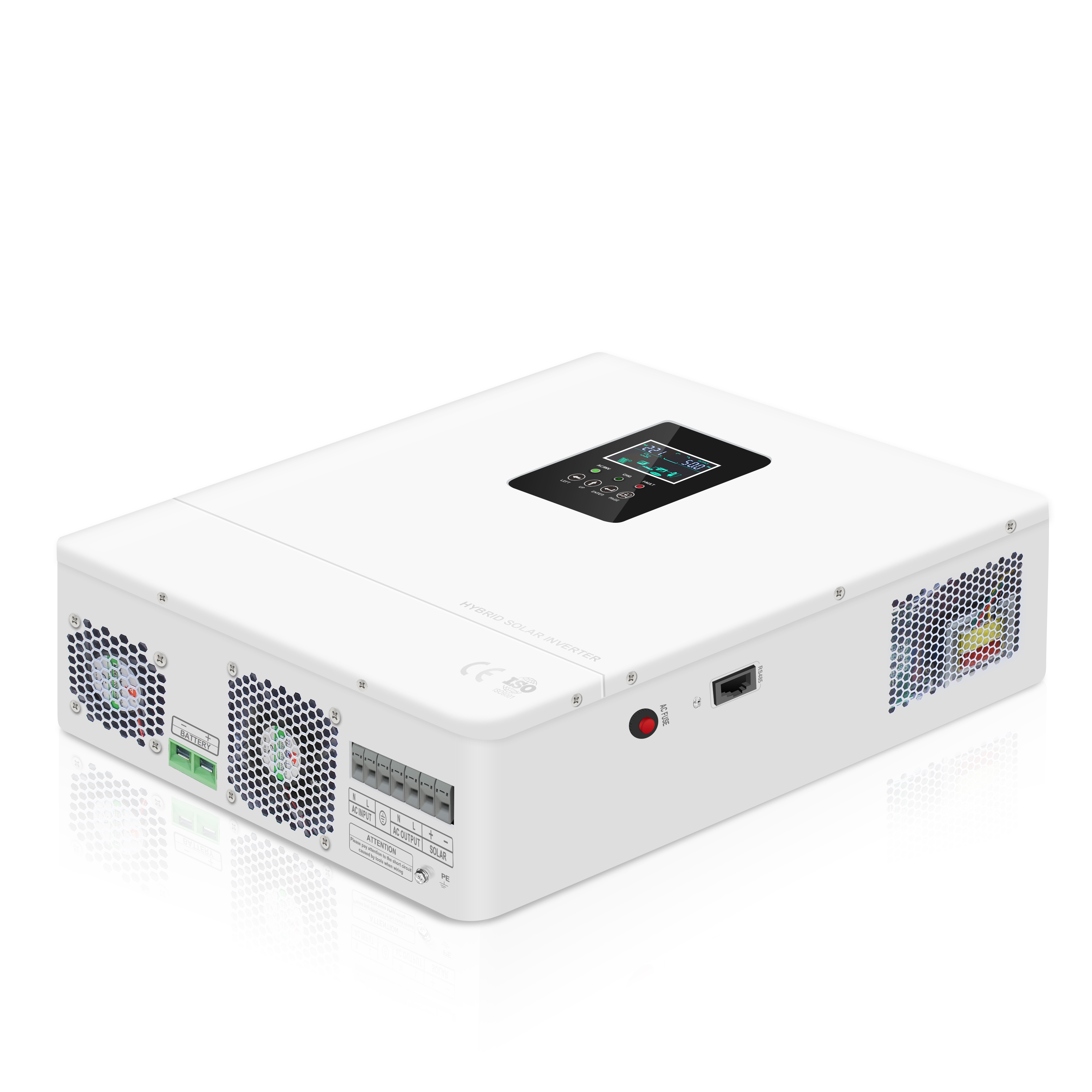 የ HP Pro-T ተከታታይ የሶላር ኢንቮርተር 3200W ደረጃ የተሰጠው ሃይል 9.6KVA ፒክ ሃይል ጥራት ኢንቬርተር 9