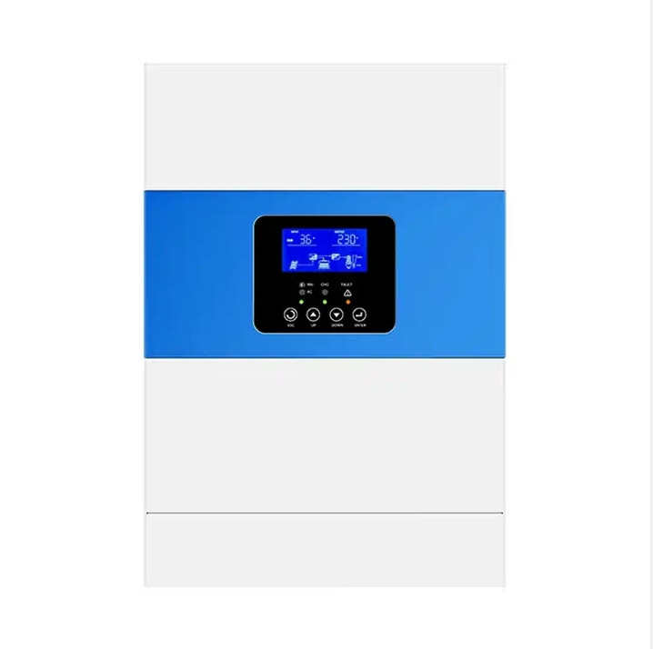 High Efficiency Pure Sin Wave Off-Grid Solar Inverter 3500VA 5500VA mety amin'ny fampiharana ivelan'ny grid 6