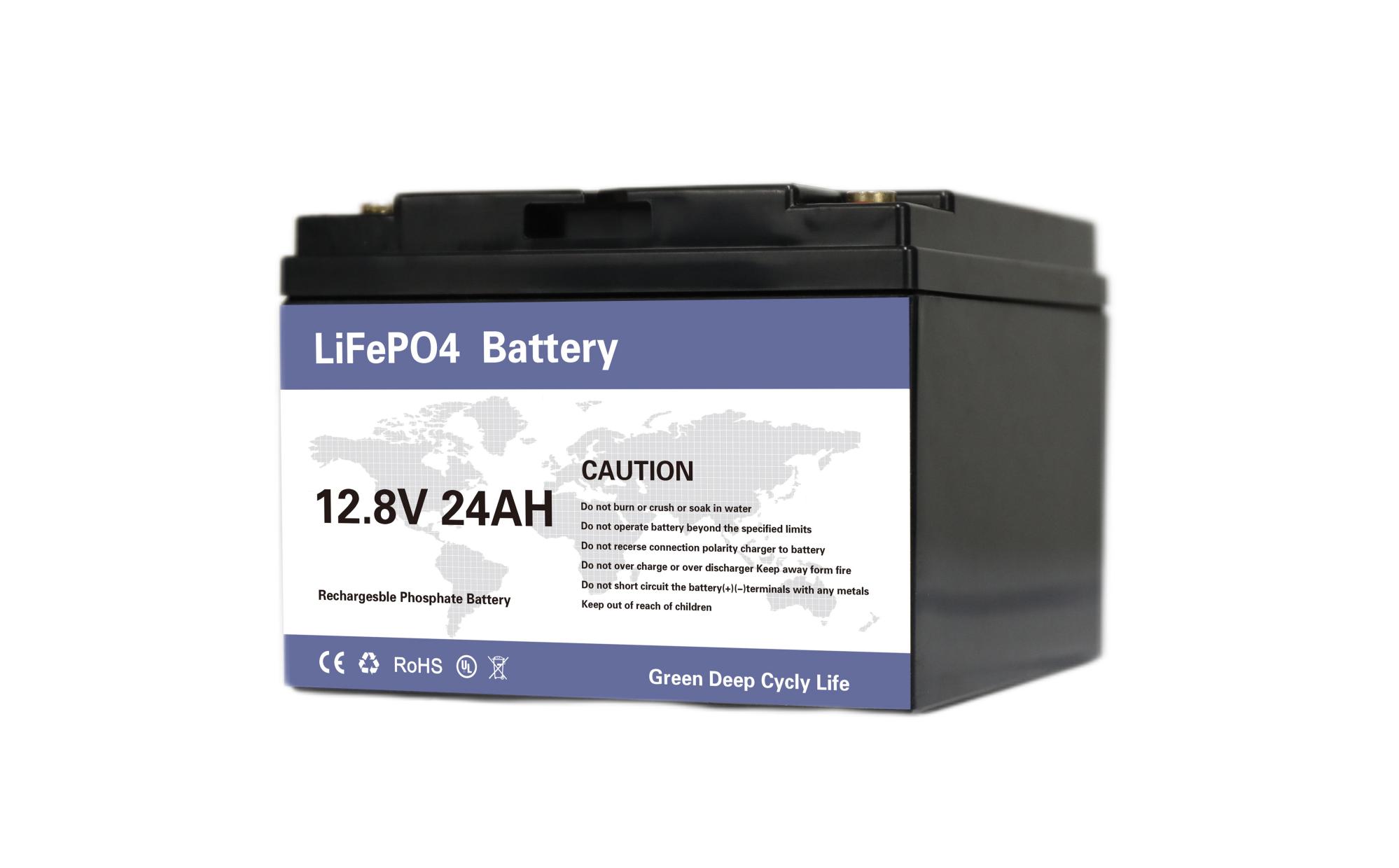 Customized iFlowpower LiFePO4 12.8V 24Ah roj teeb tuam ntxhab Los ntawm Tuam Tshoj | iFlowPower 8