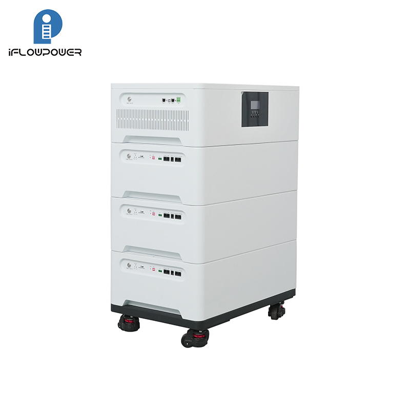 ਸਟੈਕੇਬਲ ਮਾਡਯੂਲਰ 51.2v 100ah 21.8kwh Lifepo4 ਲਿਥੀਅਮ ਆਇਨ ਸੋਲਰ ਹੋਮ ਸਿਸਟਮ ਐਨਰਜੀ ਸਟੋਰੇਜ ਬੈਟਰੀ 8