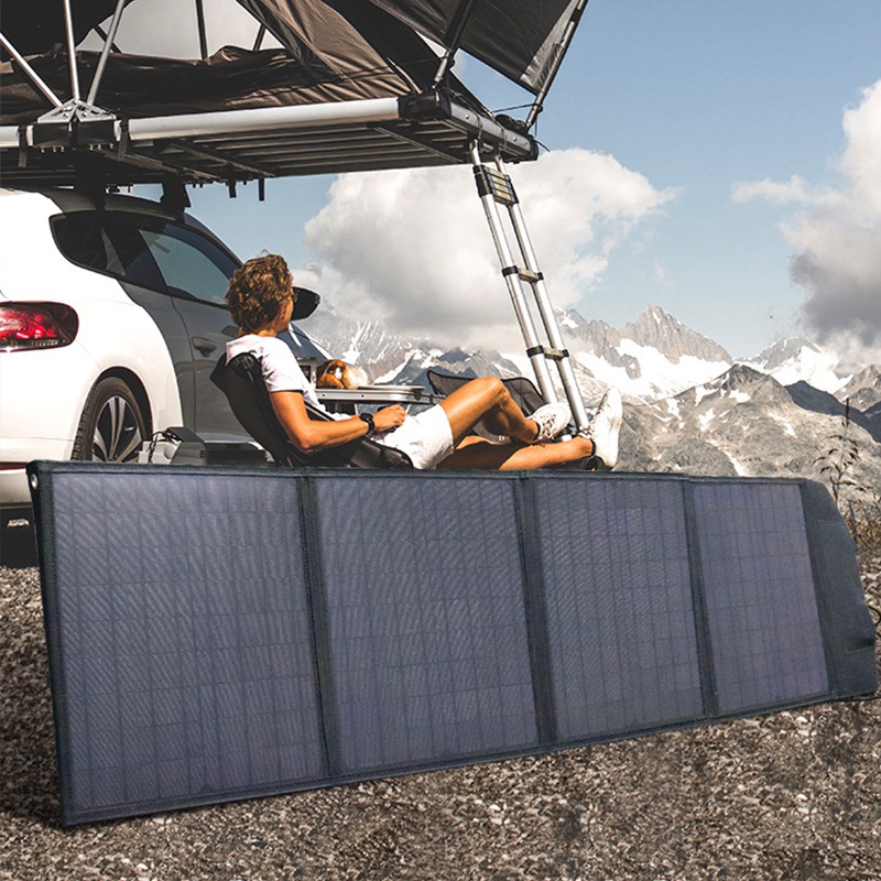iFlowpower قۇياش ئېنېرگىيىسى تاختىسى 40W ETFE ئاليۇمىن كاندۇك مونو خرۇستال كرېمنىي فوتوۋولت مودۇل كۈچى 12