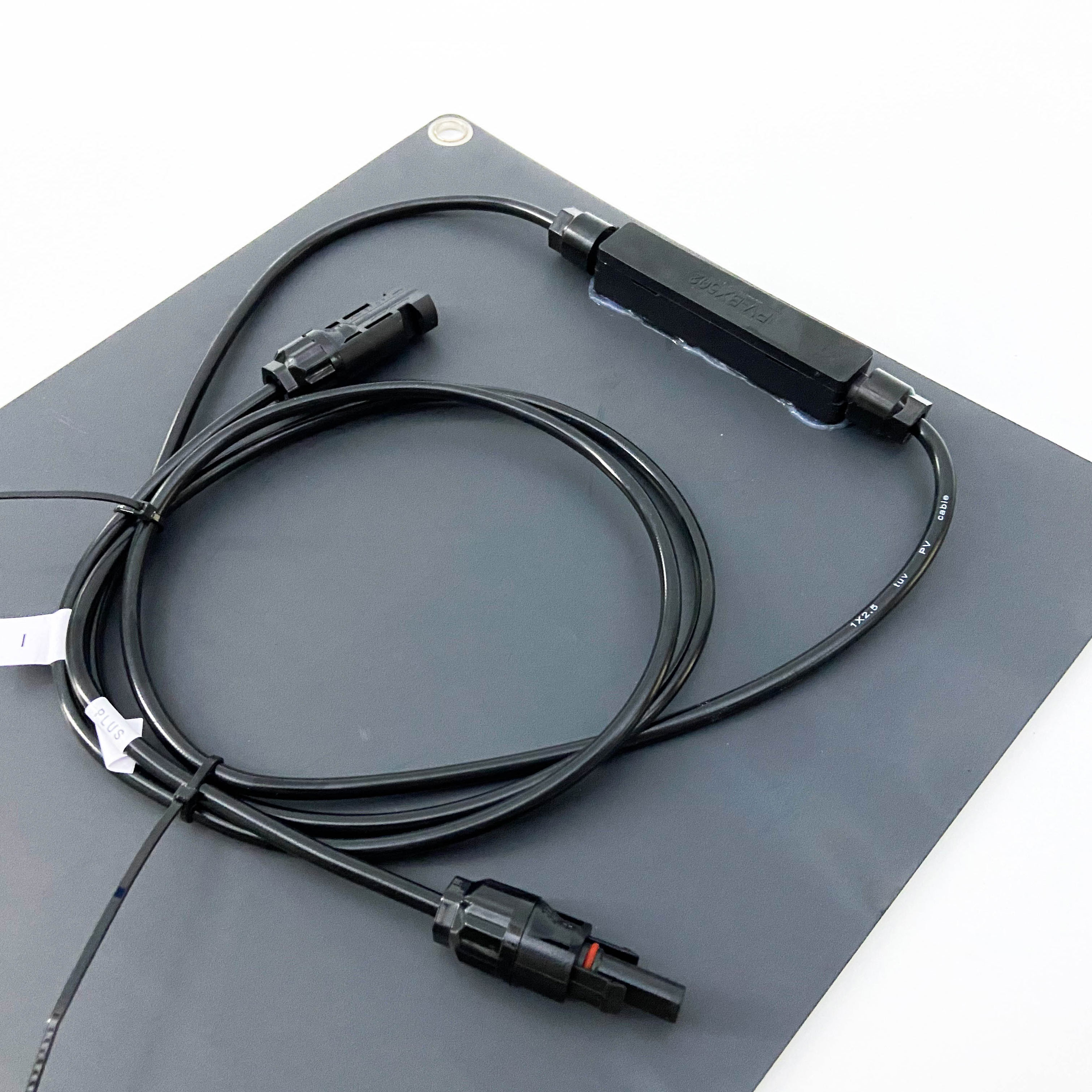 iFlowpower Panneau solaire 25 W Module photovoltaïque Panneau noir 6