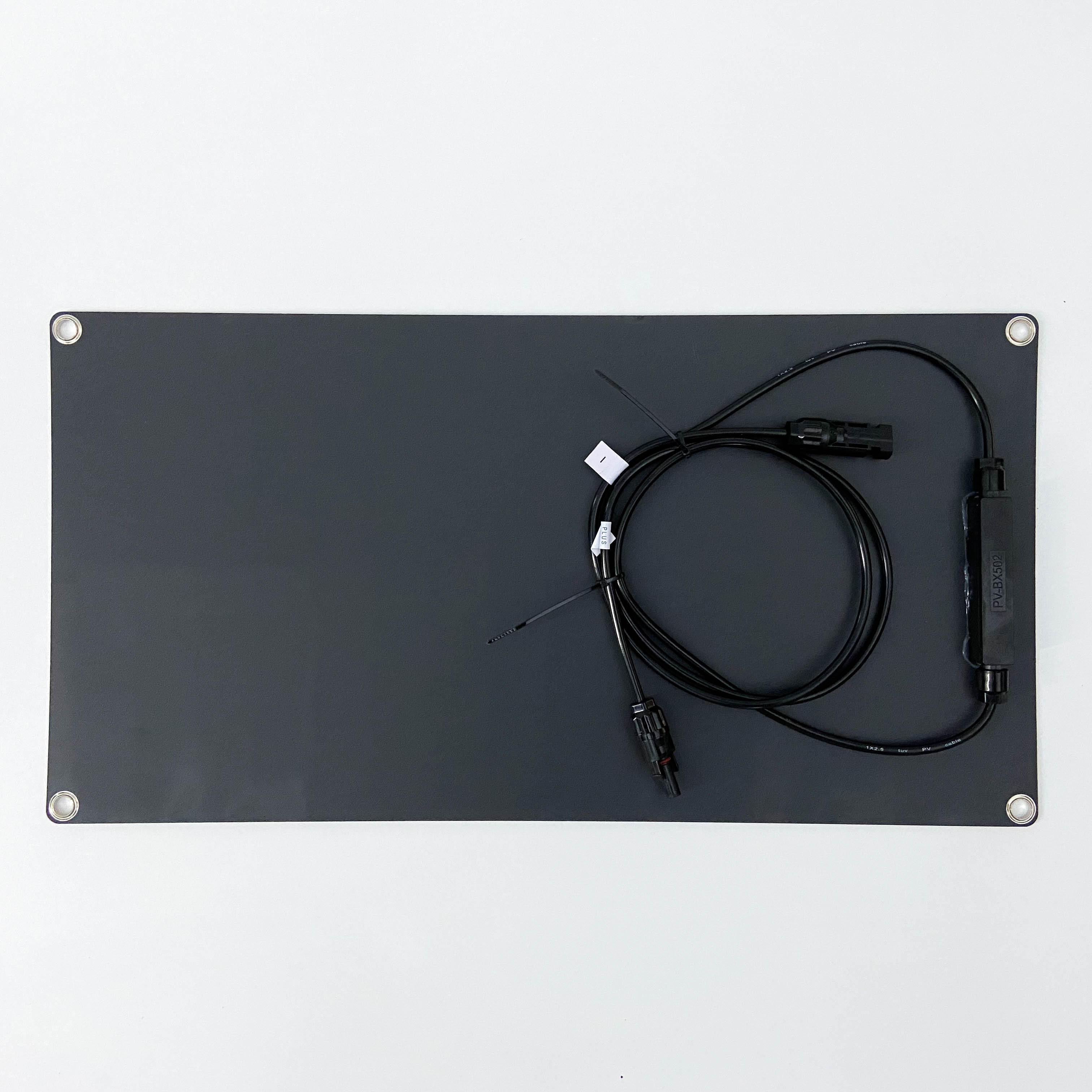 iFlowpower Panneau solaire 25 W Module photovoltaïque Panneau noir 7