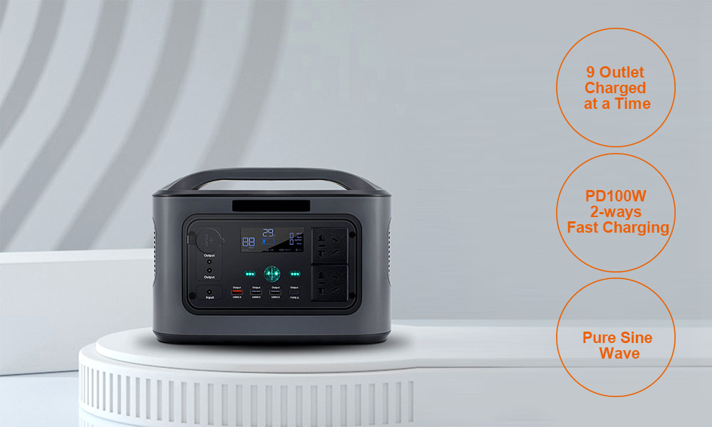 600W போர்ட்டபிள் பவர் ஸ்டேஷன் 2022 OEM iFlowpower க்கான புதிய மாடல் 6