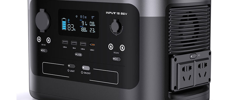 600W 1000W পোর্টেবল পাওয়ার স্টেশন FP617 FP1030 iFlowpower 12