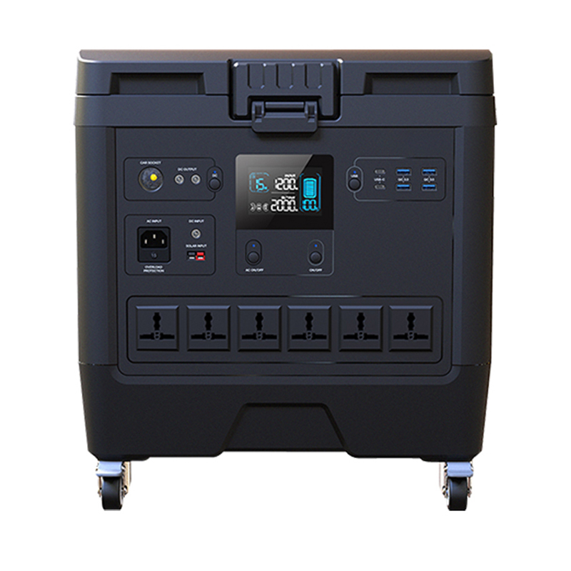 Centrale électrique portable iFlowPower FP2000W avec batterie remplaçable supplémentaire 9