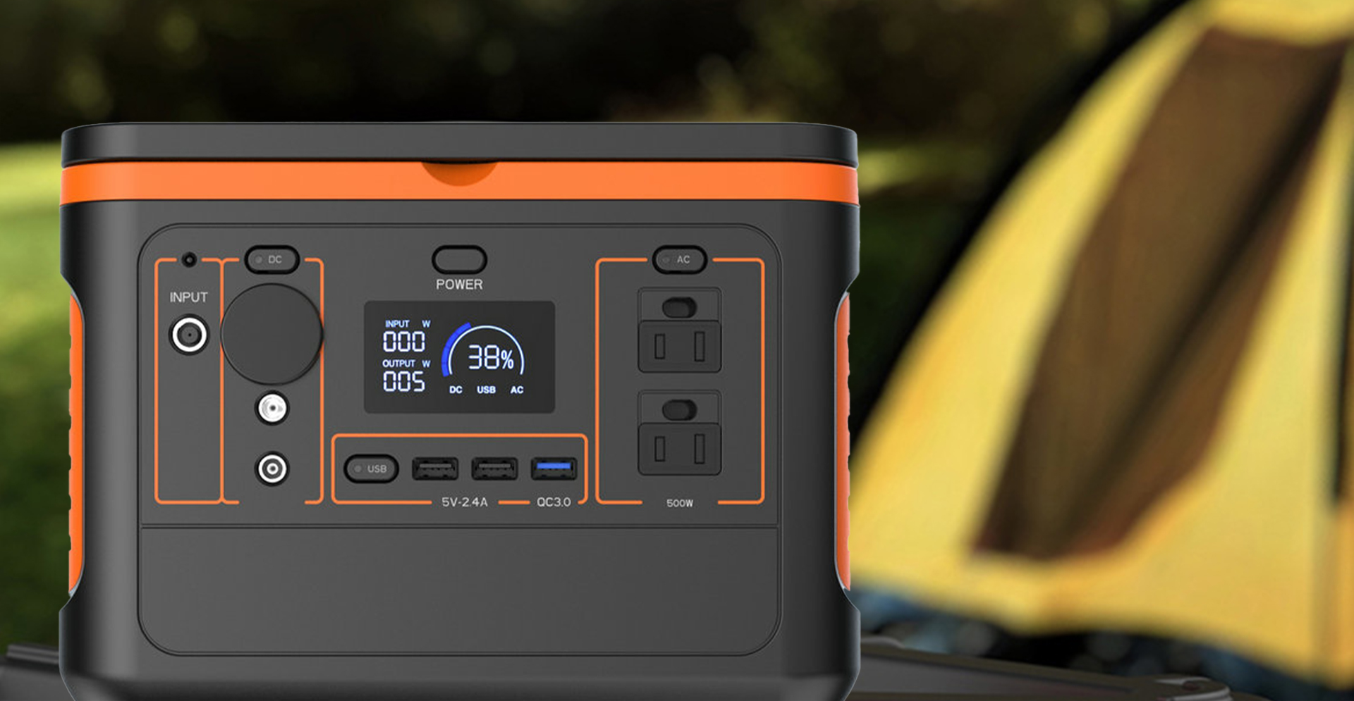 iFlowPower पोर्टेबल पावर स्टेशन 600W 5