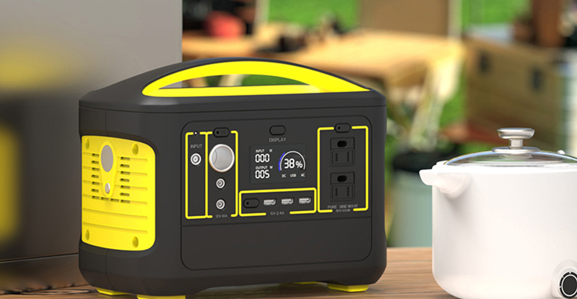 iFlowPower Portable Power Station 600W1 5