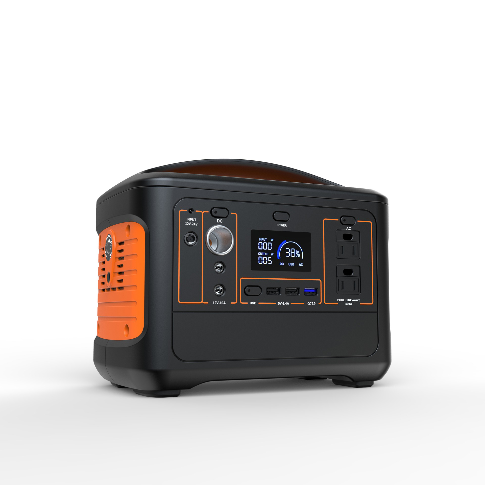 iFlowPower পোর্টেবল পাওয়ার স্টেশন 500W আউটপুট 8