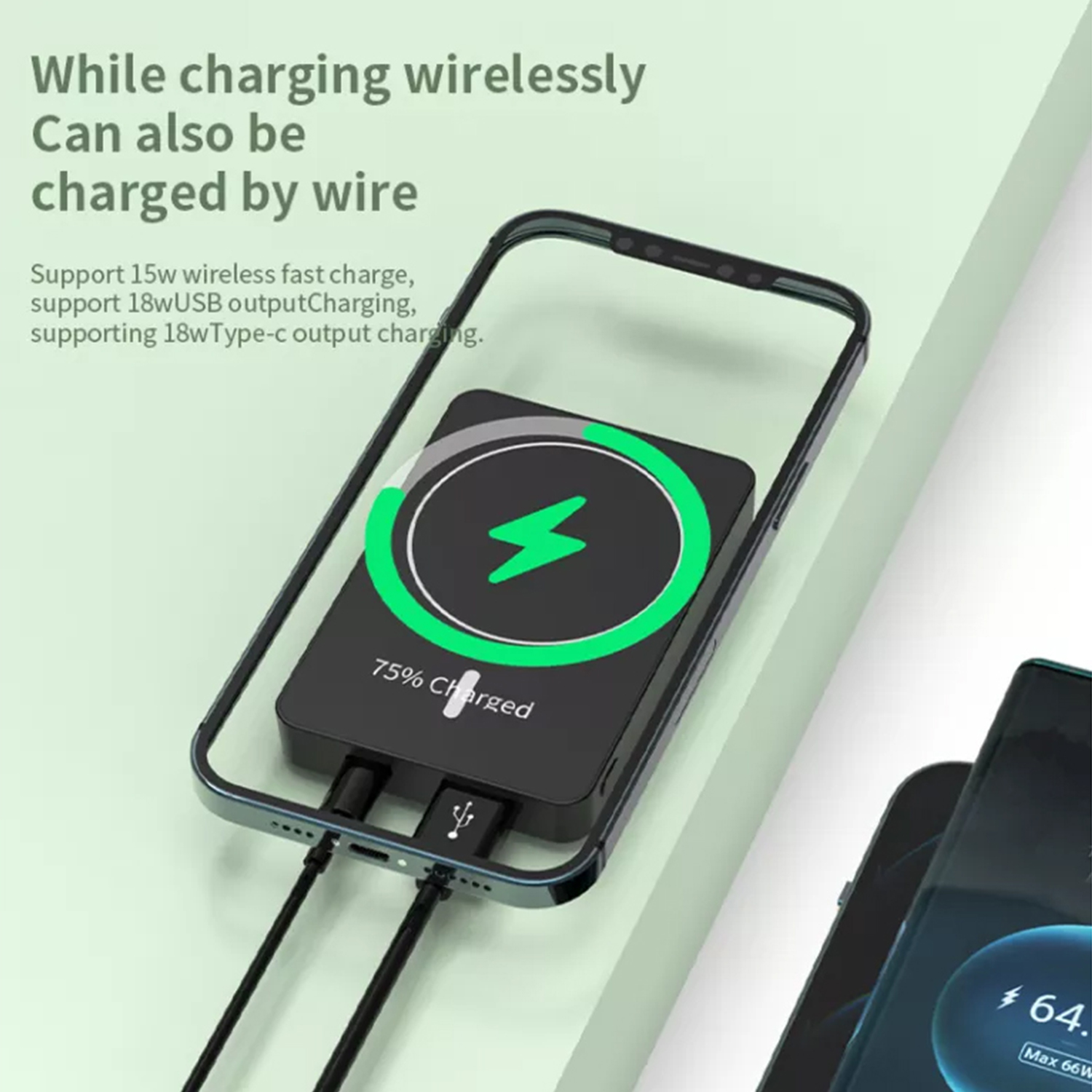 Quality Magnetic Wireless FPM-5 Charging Power Bank Manufacturer | iFlowPower 12