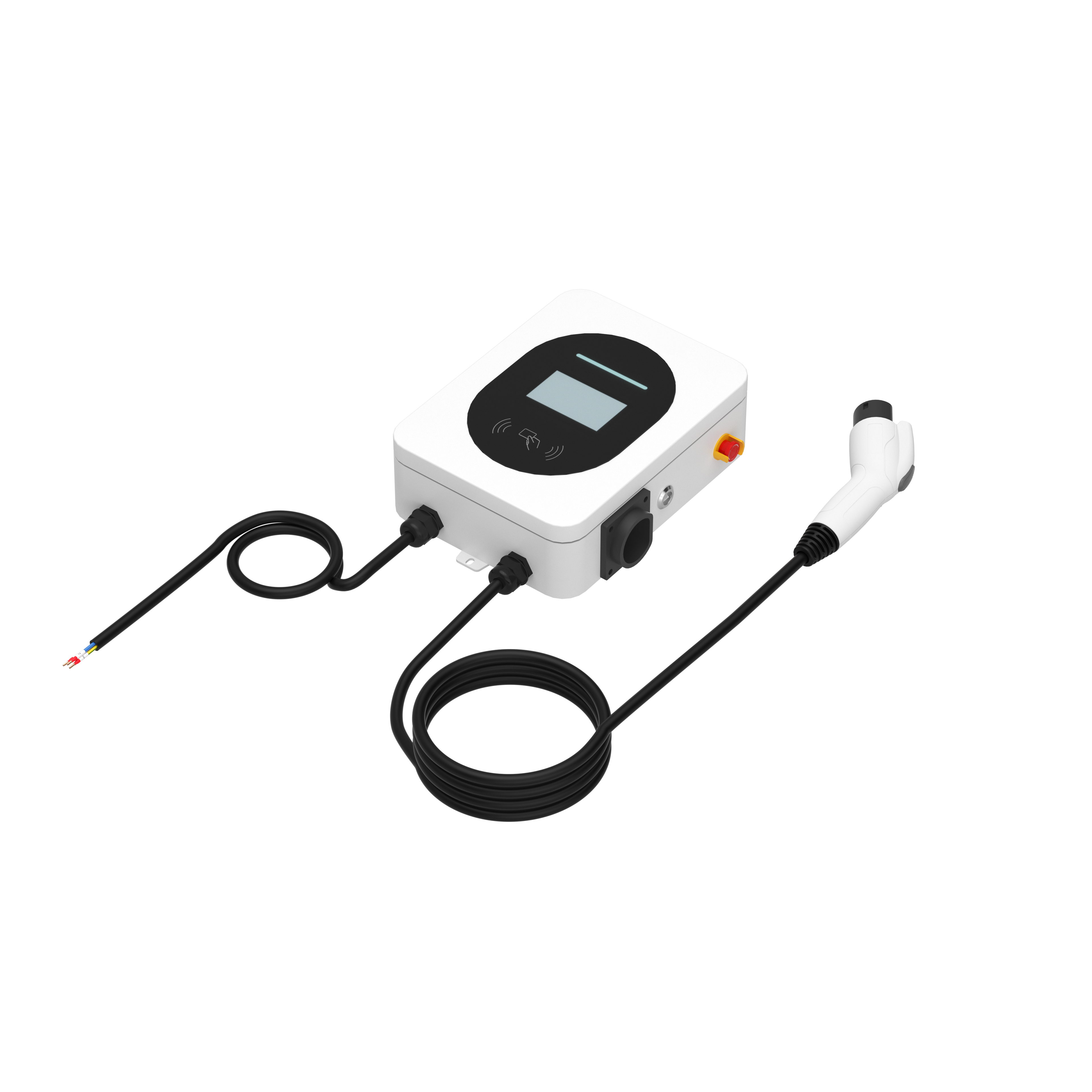 Charger AC EV 7kW avo lenta amin'ny rindrina ho an'ny fiara angovo vaovao - Vahaolana maharitra 4