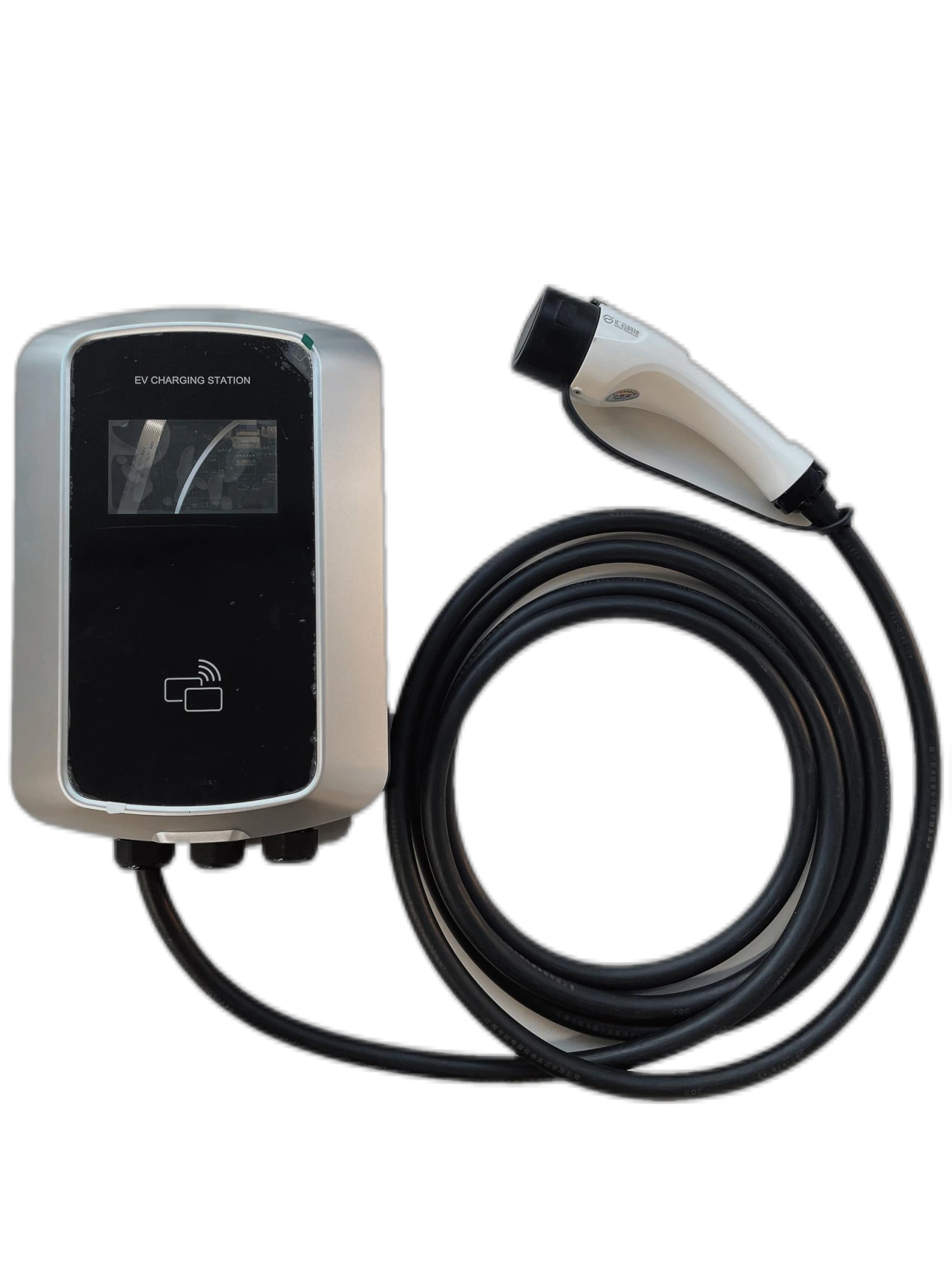 Càileachd AC 7kw ev charger stèisean cosgais carbaid dealain air a chuir air balla Dèanadair | iFlowPower 1