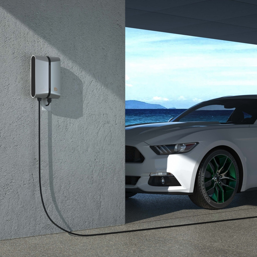 ເຄື່ອງສາກໄຟ AC EV ແບບຕິດຝາ 7kw ເທັກໂນໂລຍີຄວາມງາມໄວ ສາກເຕັມ ການຈັດການອັດສະລິຍະ ເພີດເພີນກັບລາຄາຕໍ່າ 7