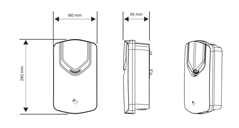 Kvalitní AC 7kw ev nabíječka nástěnná nabíjecí stanice pro elektromobily Výrobce | iFlowPower4 6