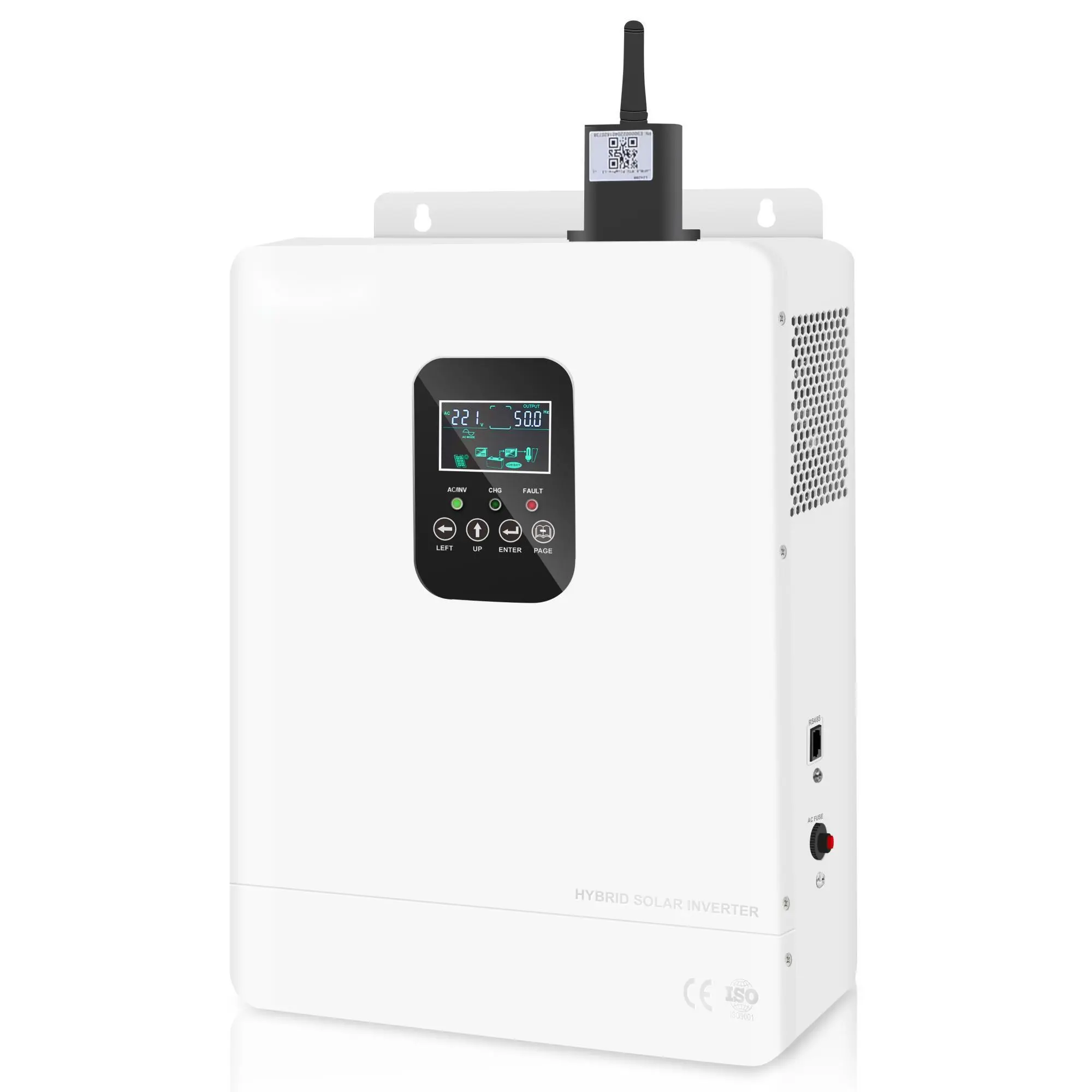Best High Frequency Hybrid Solar Inverter 3Kw 5Kw 5.5Kw wifi 10Kw 12Kw On Off Grid Solar Inverter Company - iFlowPower 1