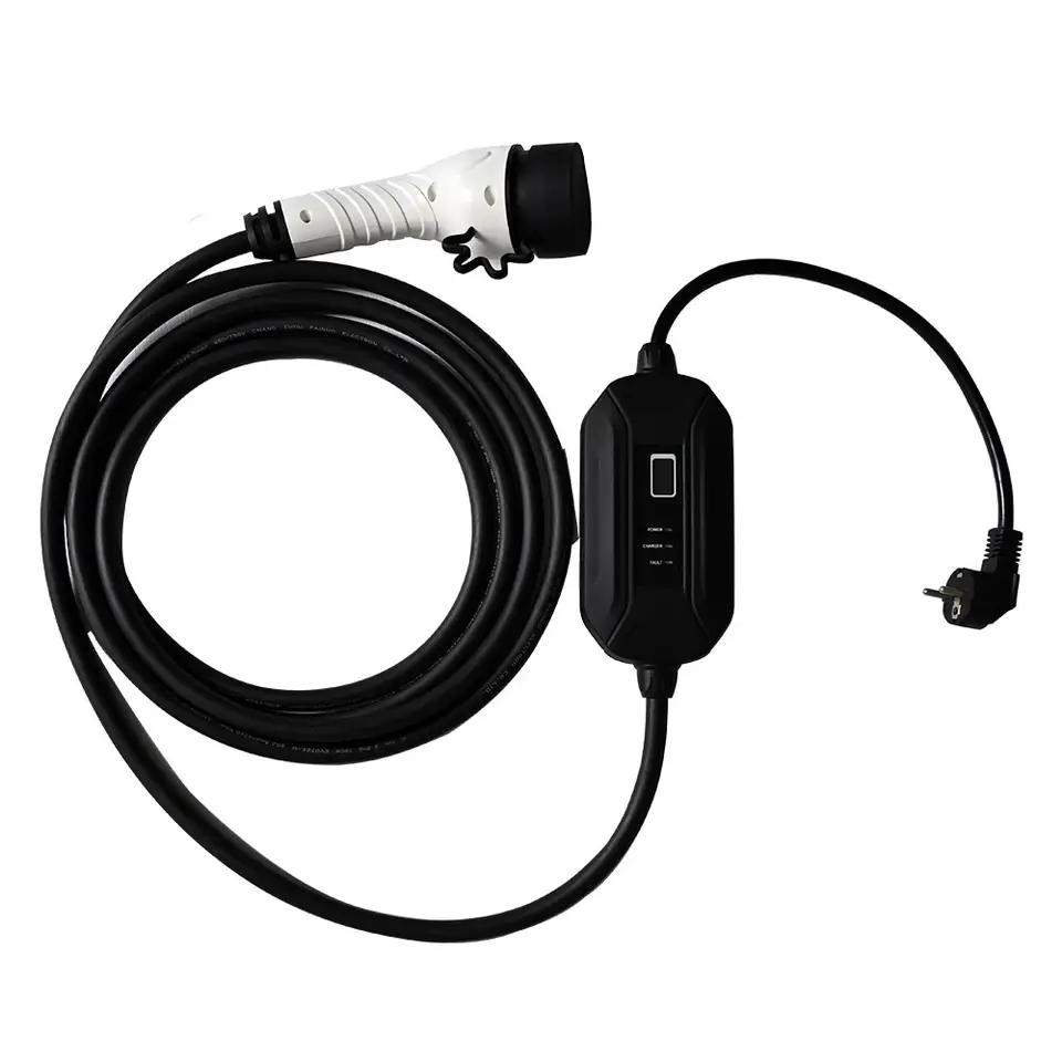 Suurin tehotila 2 kannettava 16A 3KW ac type2 ccs2 5m europe ev laturikaapeli - iFlowPower 6