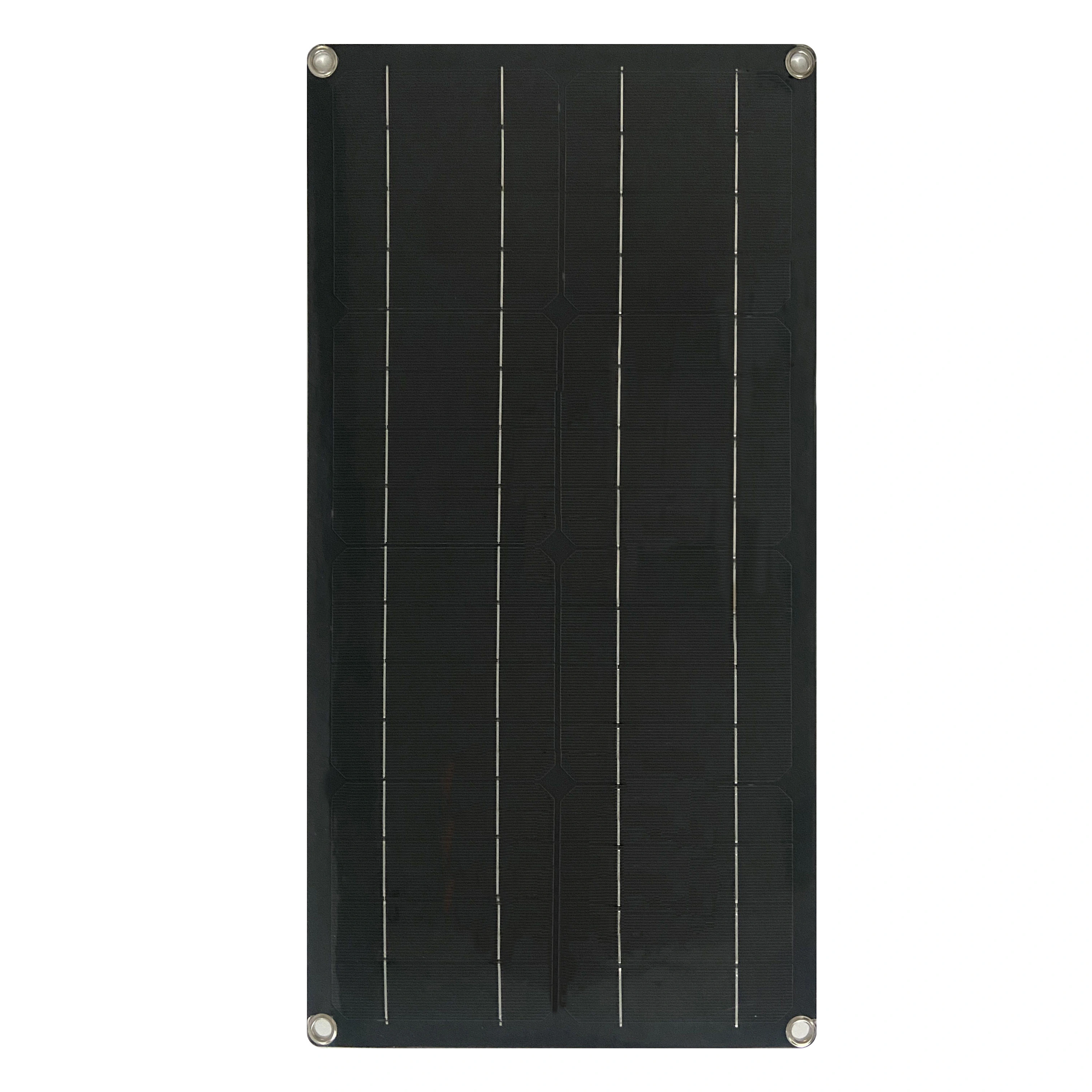 iFlowpower Solar Panel 25W Photovoltaic Module Power Black Panel 1