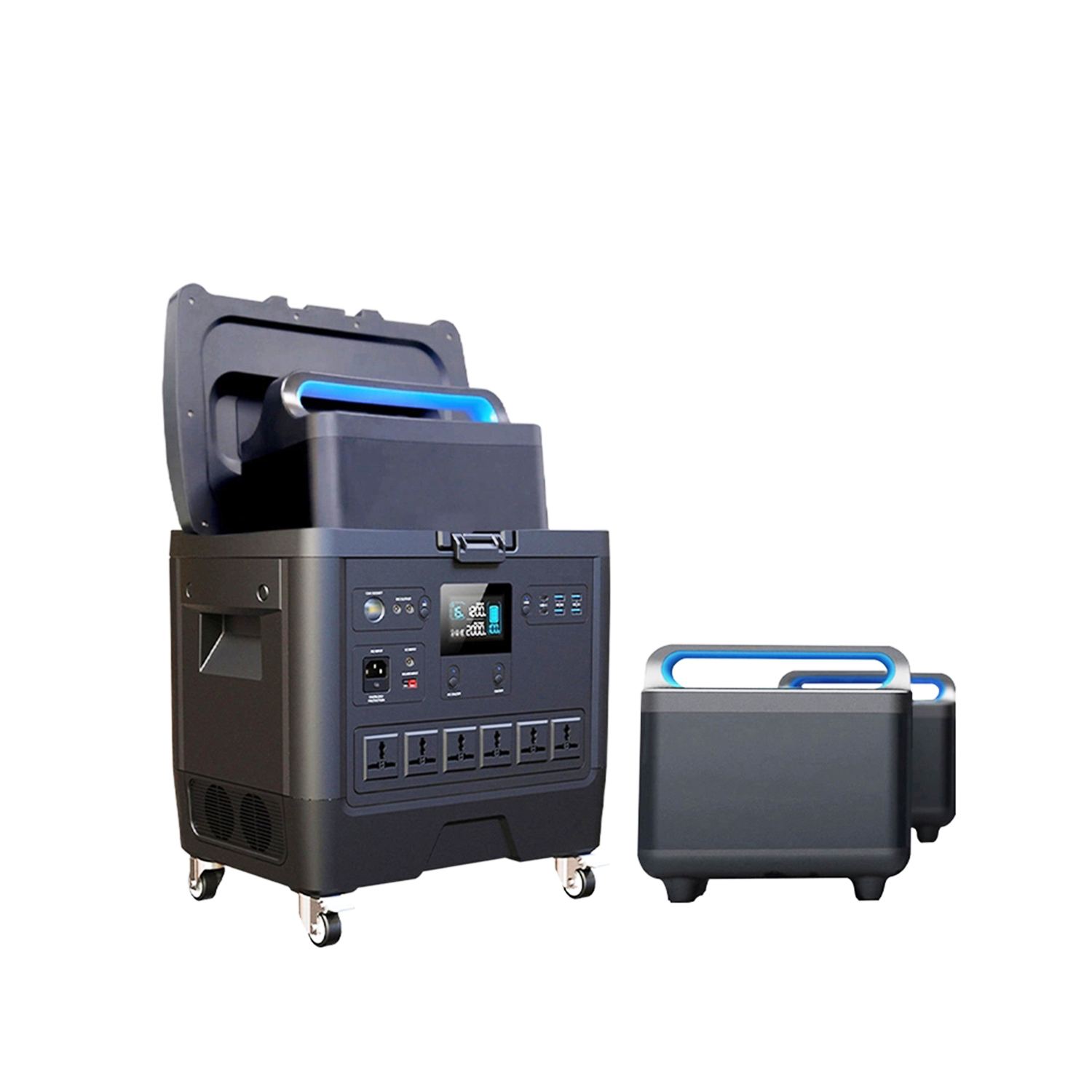 Sous-unité de batterie portable et remplaçable iFlowpower de 2000W 6