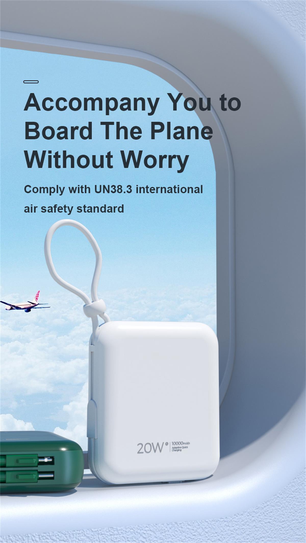 Lengvas maitinimo bankas su laidais FPM-160 13