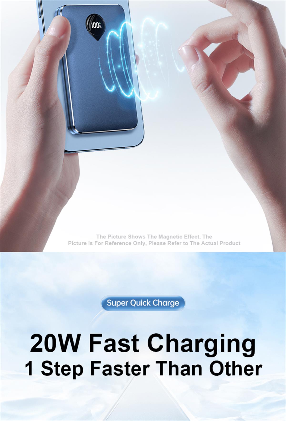 Magnetic Wireless Power Bank FPM-180 7