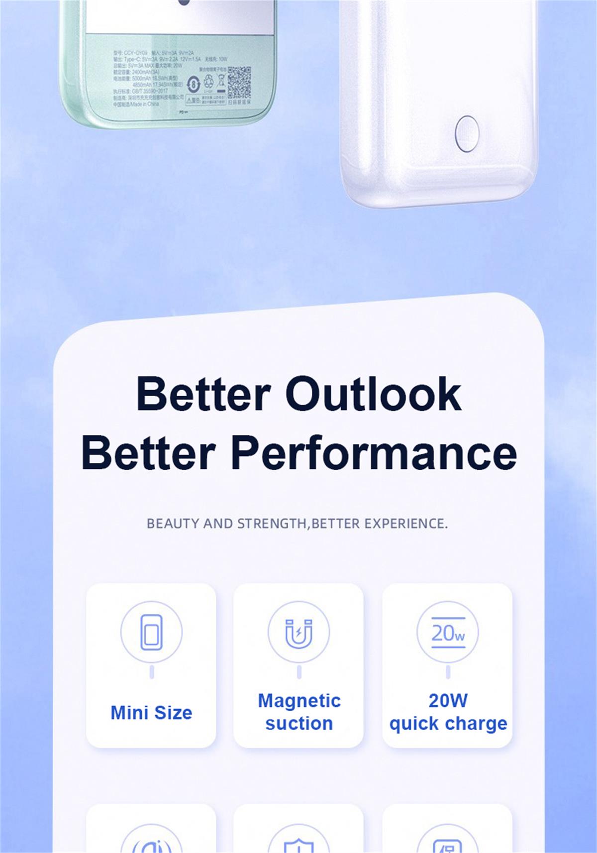 Magnetic Wirless Power Bank FPM-200 6