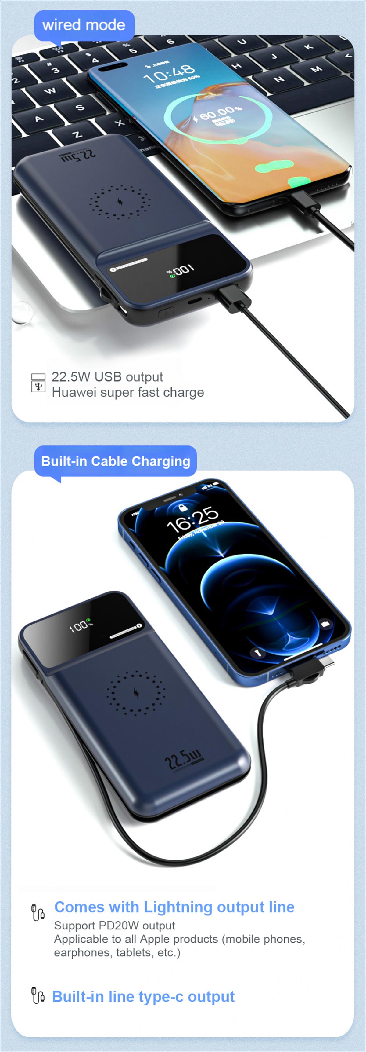 Magneettinen langaton virtapankki FPM-225 12