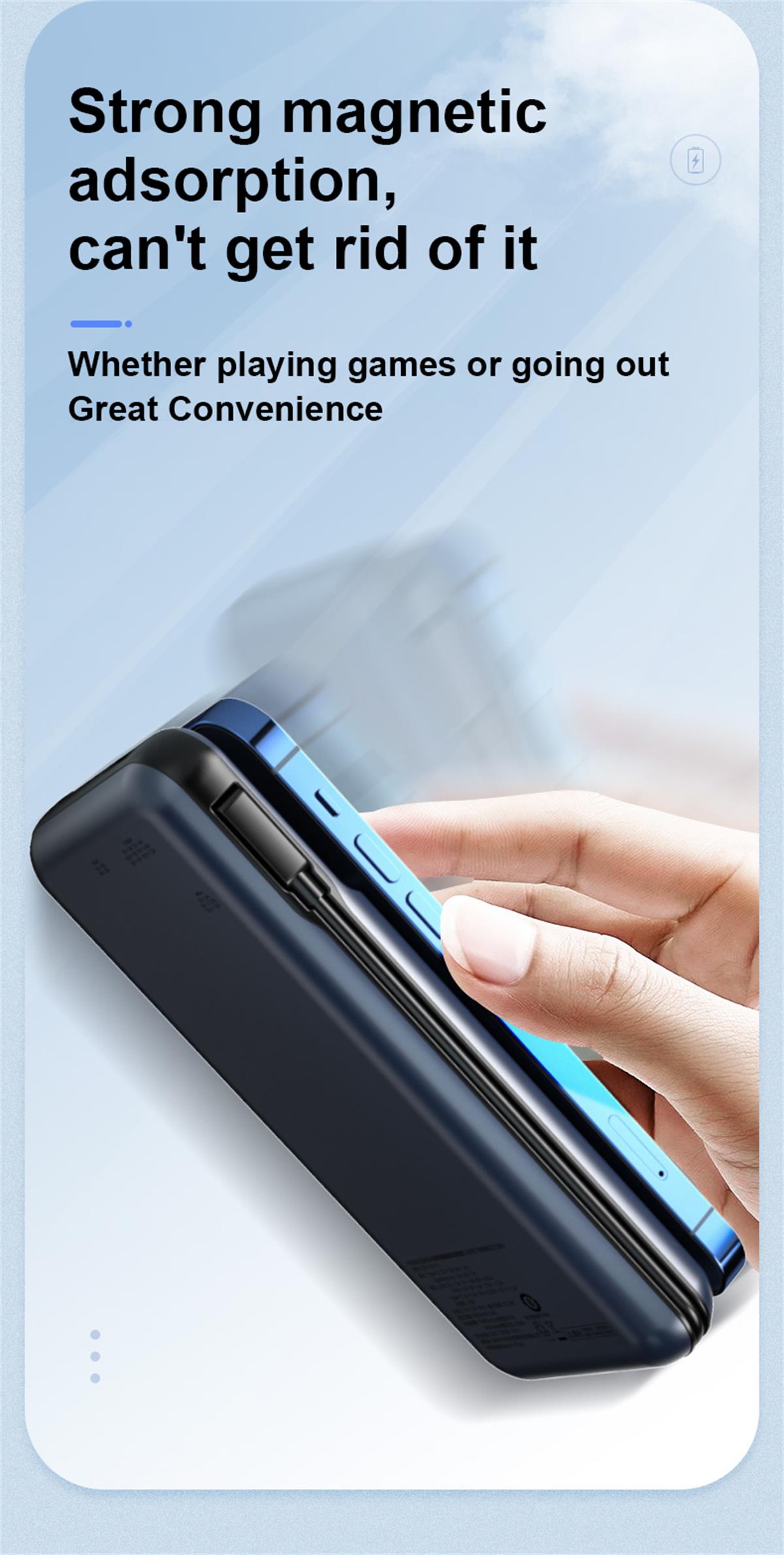 Magneettinen langaton virtapankki FPM-225 15