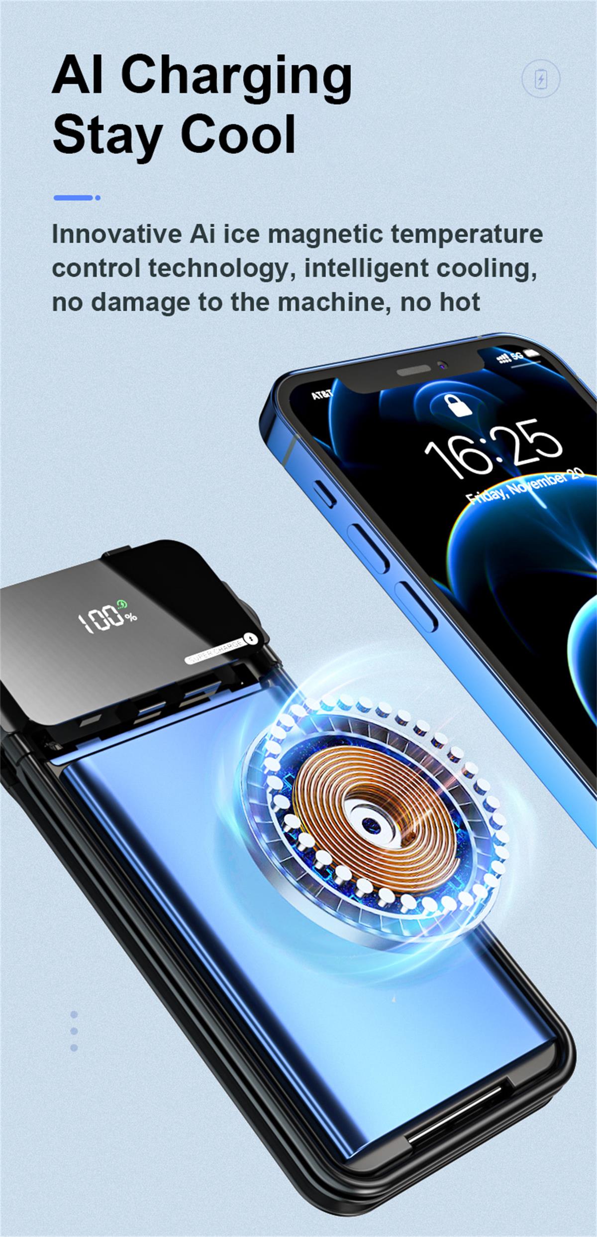 Magneettinen langaton virtapankki FPM-225 16