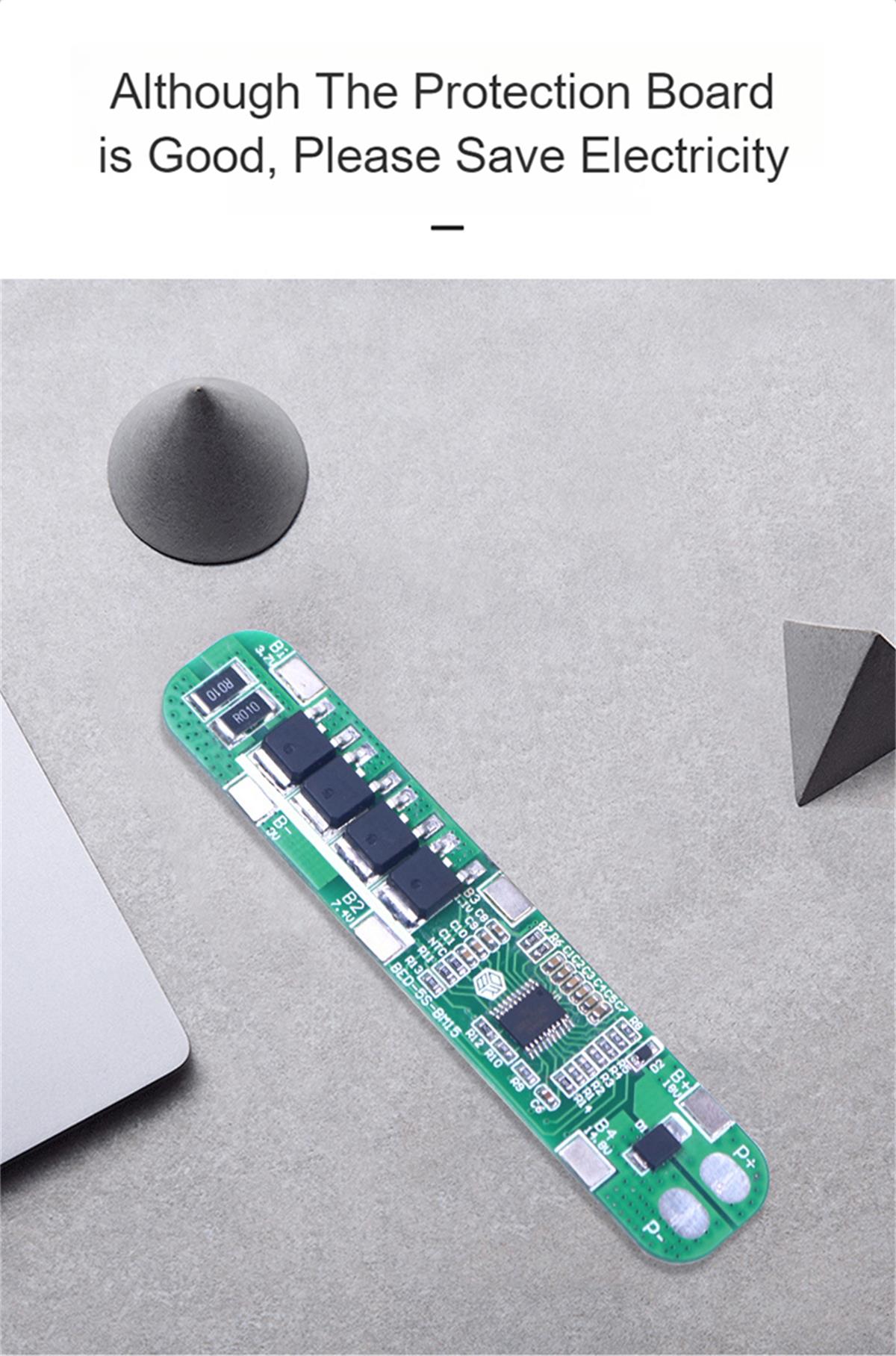 5S 18650 Bòrd BMS Bataraidh Lithium 14