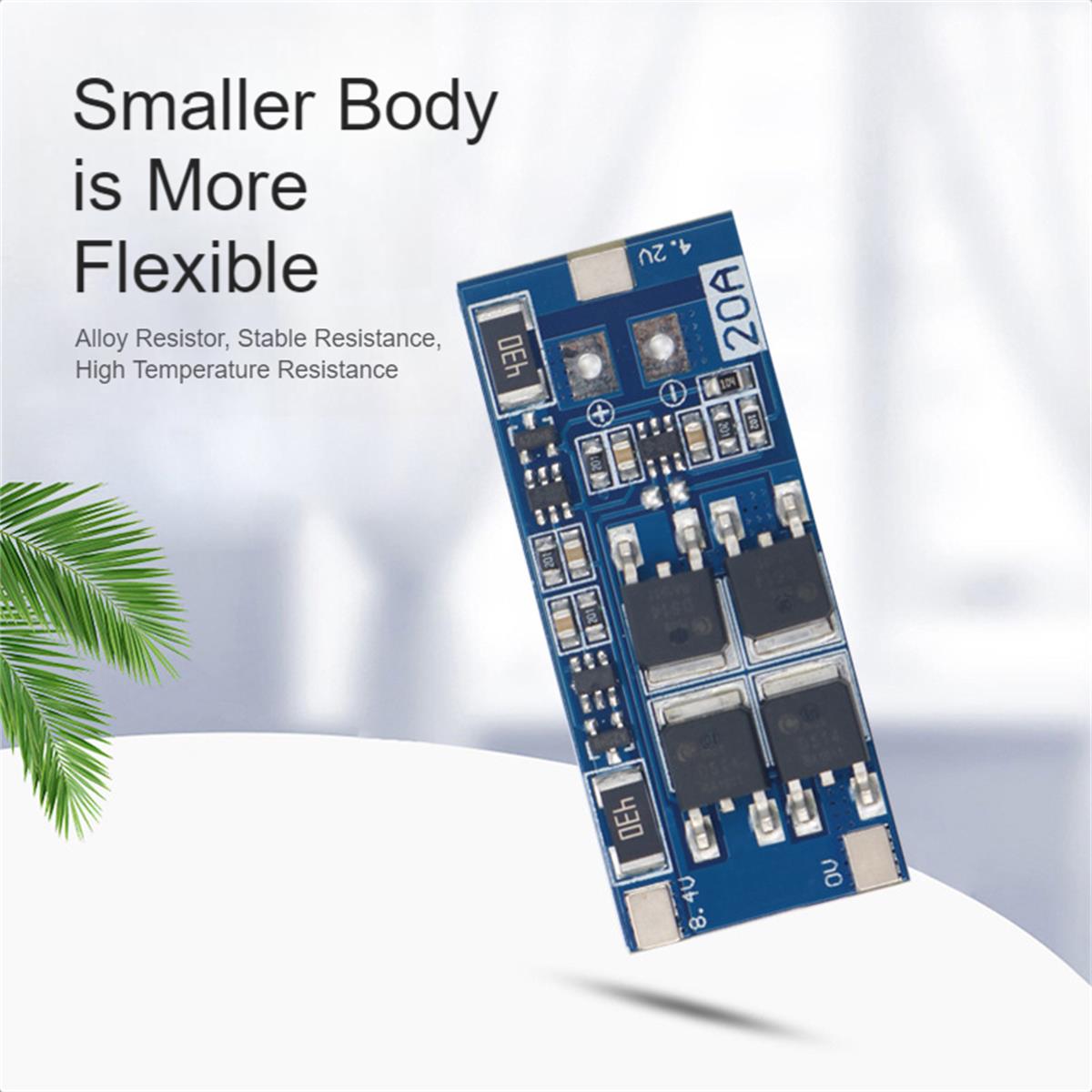 2S 15A litijeva baterija 7,4 V 8,4 V 20 A Preobremenitev BMS plošča 8