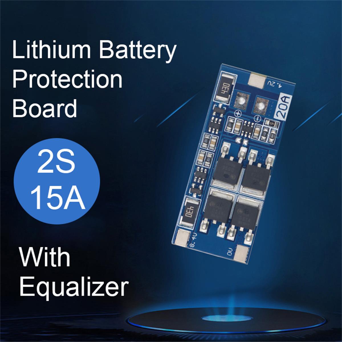 2S 15A litijeva baterija 7,4 V 8,4 V 20 A Preobremenitev BMS plošča 11